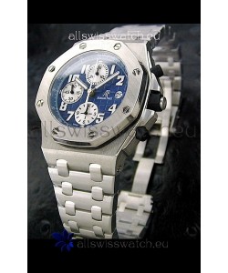 Audemars Piguet Royal Oak Watch in Blue Safari Dial - Secs hand 9 O Clock