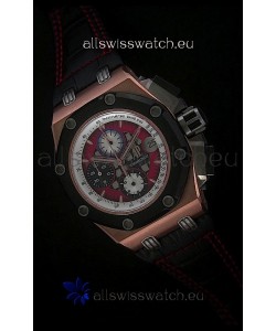 Audemars Piguet Royal Oak Offshore Rubens Barrichello Pink Gold Watch - Secs hand 12 O clock