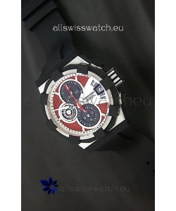 Concord C1 in Red & White Carbon Fibre Swiss Watch