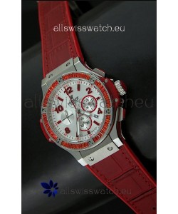 Hublot Big Bang Geneve Japanese Replica Watch in Aspen White Dial