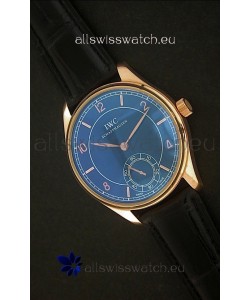 IWC Schaffhausen Japanese Replica Watch in Rose Gold Casing
