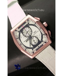 IWC Schaffhausen Japanese Replica Watch in pink Gold Casing