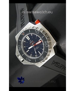 Omega Seamaster Ploprof Swiss Watch in Black Strap