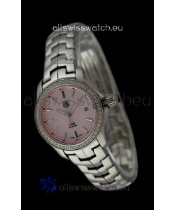 Tag Heuer Link Swiss Ladies Pink Watch