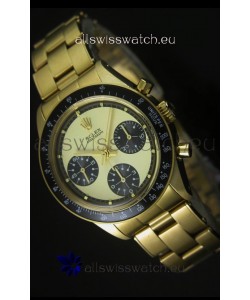Rolex Daytona 6263 Cosmograph Gold Dial in Gold Case