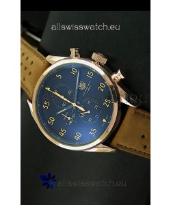 Tag Heuer Carrera 1887 SpaceEX Edition Japanese Quartz Watch in Pink Gold
