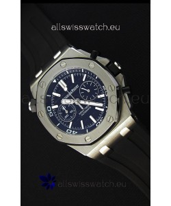 Audemars Piguet Royal Oak Offshore Diver Chronograph Swiss Quartz Replica Watch in Black Dial