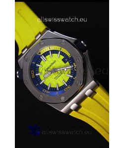 Audemars Piguet Royal Oak Offshore Diver Japanese Automatic Replica Watch in Yellow