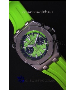 Audemars Piguet Royal Oak Offshore Diver Chronograph Swiss Quartz Replica Watch in Green