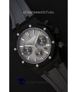 Audemars Piguet Royal Oak Chronograph Slate Grey Dial Rubber Strap PVD Case Swiss Replica Watch 