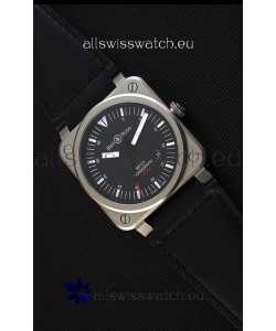 Bell & Ross BR03-92 Horograph Black Dial Swiss Leather Strap 1:1 Mirror Replica Watch