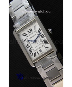 Cartier Tank Solo Swiss Automatic Watch in Leather Strap 31MM Wide 