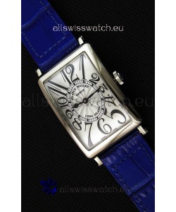 Franck Muller Long Island Ladies Replica Watch in Swiss Quartz Movement Blue Strap 