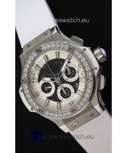 Hublot Big Bang Diamonds Bezel Watch in Steel Case Swiss Replica Watch