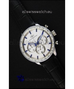 IWC Schaffhausen Japanese Replica Watch Quartz Movement in White Dial 