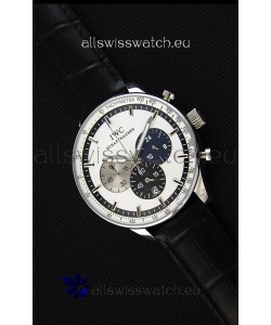IWC Schaffhausen Japanese Replica Watch Quartz Movement in White Dial 