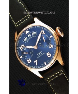 IWC Big Pilot Annual Calender Steel Blue Dial 1:1 Mirror Replica