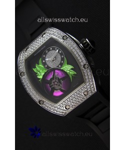 Richard Mille 19-02 Tourbillon Fleur Swiss Replica Watch in Stainless Steel 