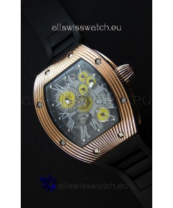 Richard Mille RM 018 Tourbillon Hommage A Boucheron Swiss Watch Yellow Gold Case