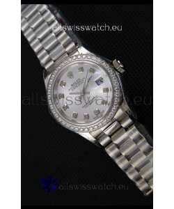 Rolex Datejust Ladies Diamonds Markers Swiss Watch CAL.2236 Movement 1:1 Mirror Replica