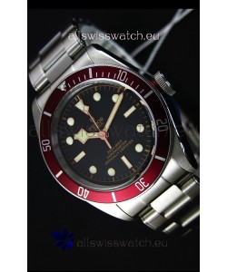 Tudor Heritage Black Bay Red Bezel Swiss Replica Watch 1:1 Ultimate Mirror Replica Edition