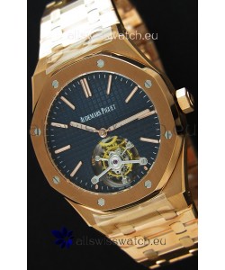 Audemars Piguet Royal Oak Tourbillon 41mm Extra-Thin Dark Blue Dial Watch 
