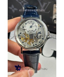 Breguet Tradition 7057BR/R9/9W6 Steel Casing Single Tourbillon Swiss Replica Blue Strap Watch