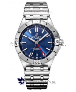 Breitling Chronomat Automatic GMT 40 Blue Dial 1:1 Mirror Swiss Replica Watch 