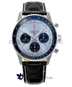 Breitling Navitimer B01 Chronograph 43 Blue Dial - 904L Steel Casing 1:1 Mirror Swiss Replica