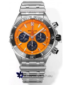 Breitling Chronomat B01 42 Edition Swiss 904L Steel Casing Pale Yellow Dial 1:1 Mirror Replica Watch