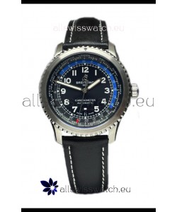 Breitling Navitimer Aviator 8 B35 Unitime Automatic 43 Black Dial 1:1 Mirror Swiss Replica Watch 