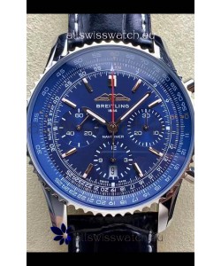 Breitling Navitimer B01 Chronograph 43 Blue Dial - 904L Steel Casing 1:1 Mirror Swiss Replica