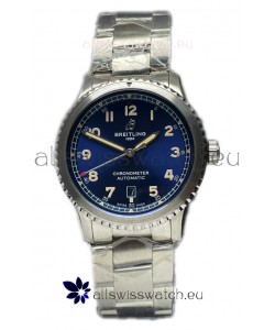 Breitling Navitimer Aviator 8 Automatic 41 Blue Dial Steel Strap 1:1 Mirror Swiss Replica Watch 