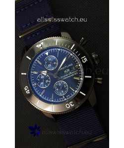 Breitling Superocean Heritage II Outerknown Blacksteel NATO Strap 1:1 Mirror Replica Watch 