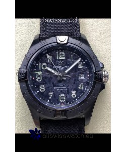 Breitling Avenger Automatic 44 Swiss 1:1 Super Clone Replica Watch - Carbon Dial 