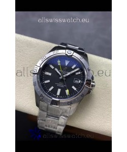Breitling Avenger GMT Automatic 44 Swiss 1:1 Super Clone Replica Watch - Black Dial 