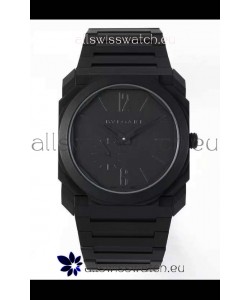 Bvlgari Octo Finissmo Edition 1:1 Mirror Replica Sandblasted DLC Coated Casing