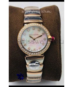Bvlgari LVCEA Edition Watch in Two Tone Rose Gold Steel - 1:1 Mirror Replica