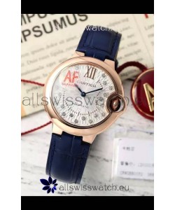 Ballon De Cartier Swiss Automatic 1:1 Mirror Quality 33MM in Rose Gold Plating
