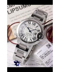 Ballon De Cartier Swiss Automatic 1:1 Mirror Quality 33MM in Steel Casing