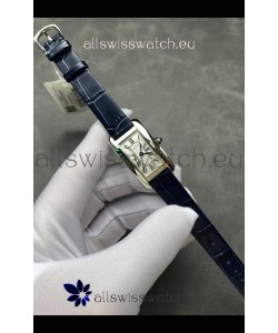Cartier Tank Americaine Ladies Swiss Quartz Watch 1:1 Mirror Replica Steel Casing