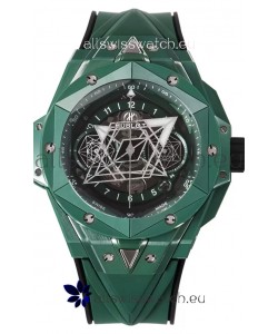 Hublot Big Bang UNICO Sang Bleu II Green Ceramic 1:1 Mirror Quality Swiss Replica Watch
