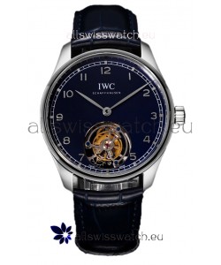 IWC Portugieser IW5458 Hand-Wound Genuine Tourbillon Steel Swiss Replica Watch 