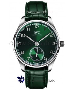 IWC Portugieser Automatic 40 IW358310 Green Dial in Stainless Steel 1:1 Mirror Replica Watch 