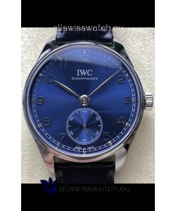IWC Portugieser Super Clone Automatic 41 IW358305 Blue Dial in Steel Case