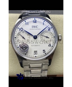 IWC Super Clone Portugieser Swiss 1:1 Mirror Replica Watch White Dial Steel Case Watch