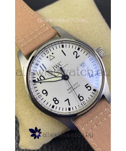 IWC Pilot Mark XVIII IW327002 1:1 Mirror Swiss Replica Watch in White Dial 