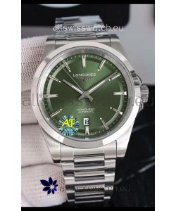 Longines Conquest Automatic Green Dial Automatic Watch in Steel Casing