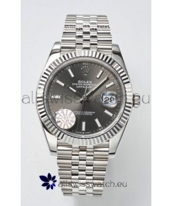 Rolex Datejust Cal.3235 Movement Swiss Watch 1:1 Mirror Replica 904L Steel 41MM - Grey Dial 