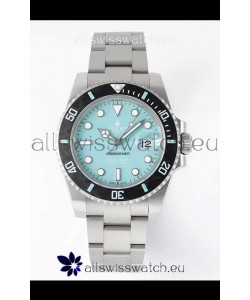 Rolex Submariner DiW Stainless Steel Casing Black Ceramic Bezel Blue Dial Edition Watch 